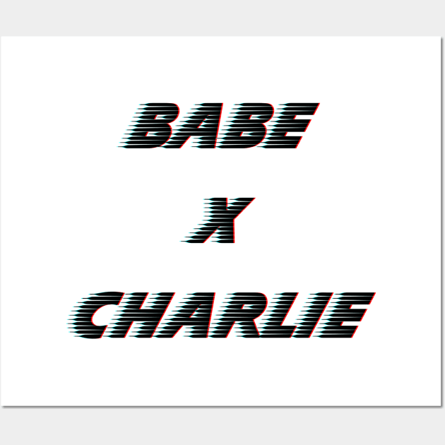 Babe x Charlie Pitbabe Pit Babe PavelPooh Thai BL Wall Art by LambiePies